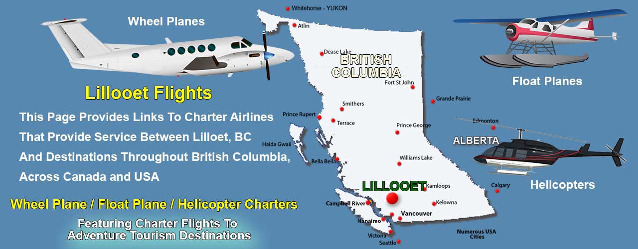 Charter Flights To Lillooet